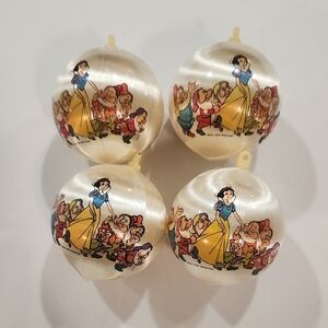 Vintage Alderbrook Disney Snow White Christmas Ornaments